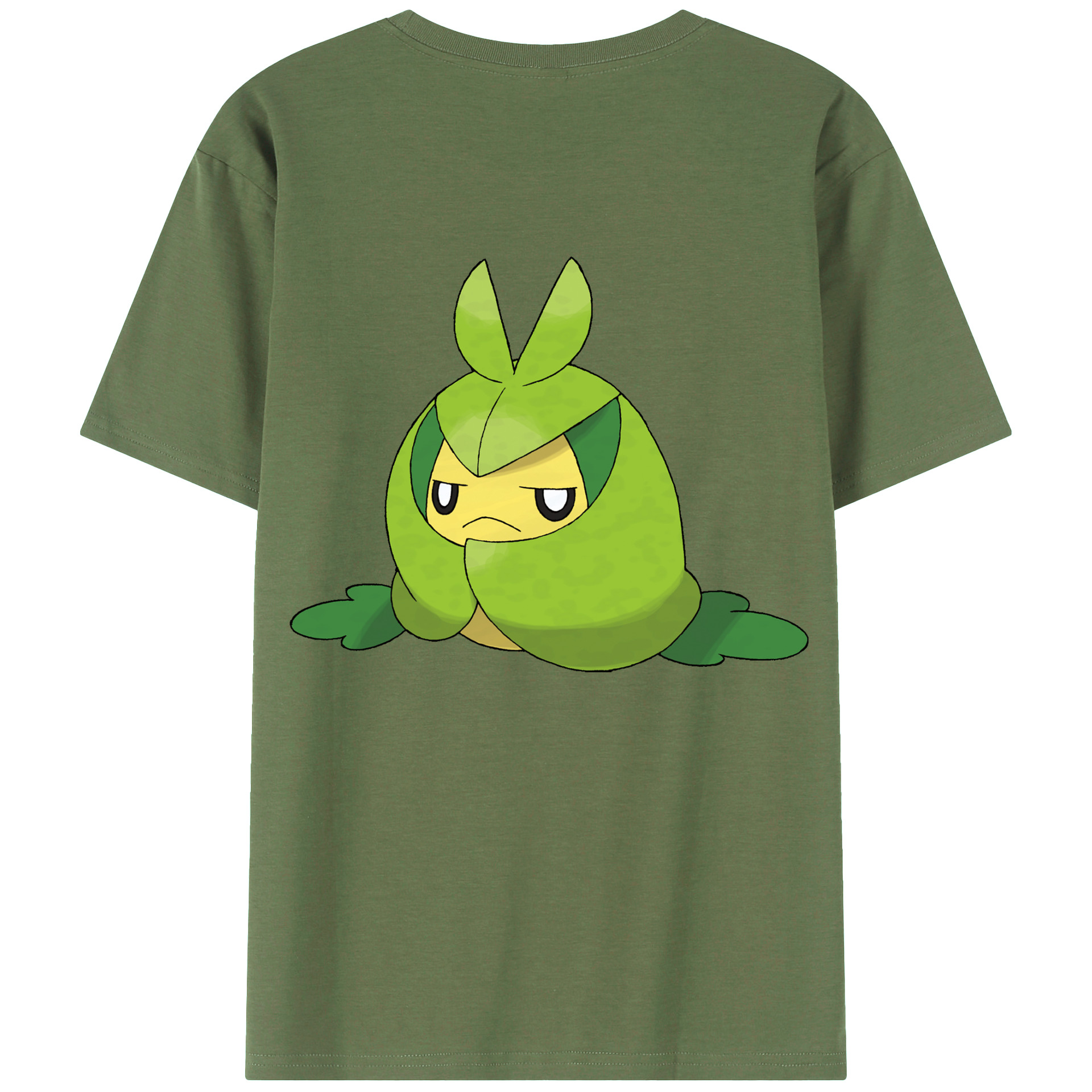 ポケットモンスター Pokémon 綿100％ メンズ半袖Tシャツ（バックプリント） 通気性